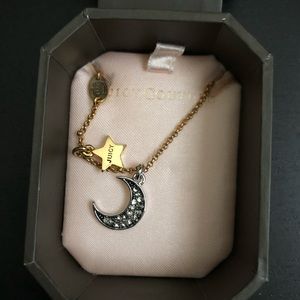 Juicy Couture Moon & Star Necklace NIB